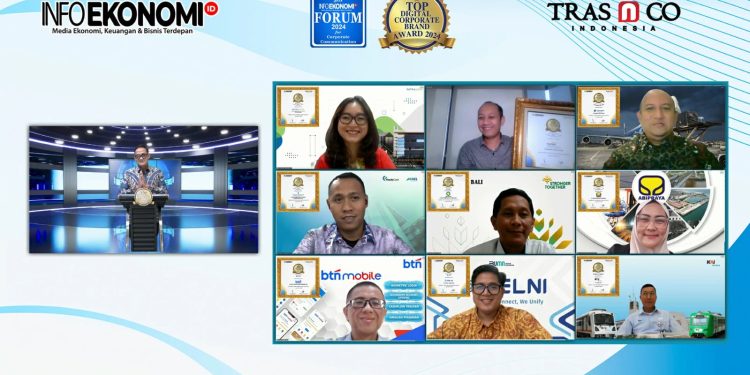 InfoEkonomi.ID  Gelar Penghargaan Top Digital Corporate Brand Award 2024