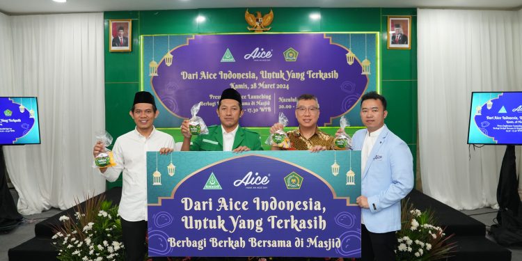 Kampanye ‘Dari Aice Indonesia Untuk yang Terkasih’ Bagikan Jutaan Es Krim ke 5.000 Masjid