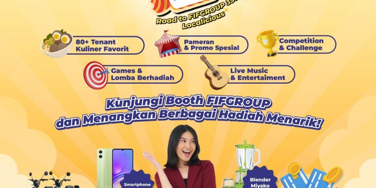 FIFGROUP Berikan Potongan Angsuran, Special Prize Sepeda Listrik di Festival Foodies Palembang 2024