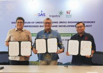 Dukung Energi Hijau, Energasindo Heksa Karya, Tripatra dan Pasir Tengah Berkolaborasi Kembangkan Compressed Bio Methane (“CBM”)