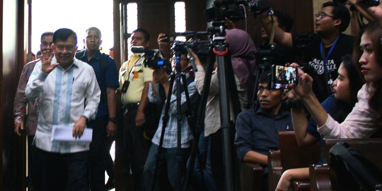 JK Hadiri Sidang Mantan Dirut Pertamina Karen Agustiawan