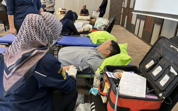 Hotel Aston di Banten Bersama PMI Cilegon Gelar Donor Darah