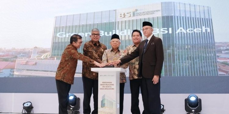 Wapres RI Resmikan Gedung Landmark BSI Aceh