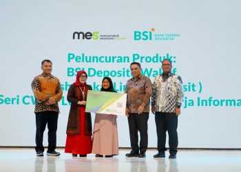 BSI dan MES Luncurkan Deposito Wakaf Jaminan Sosial Pekerja Informal