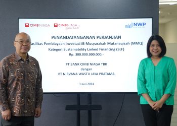 CIMB Niaga dan NWP Property Kerja Sama Pembiayaan Syariah Berbasis Sustainability-Linked