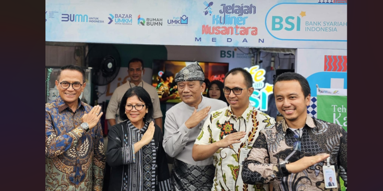 BSI Terus Dorong UMKM Naik Kelas Via Jelajah Kuliner Nusantara di Medan