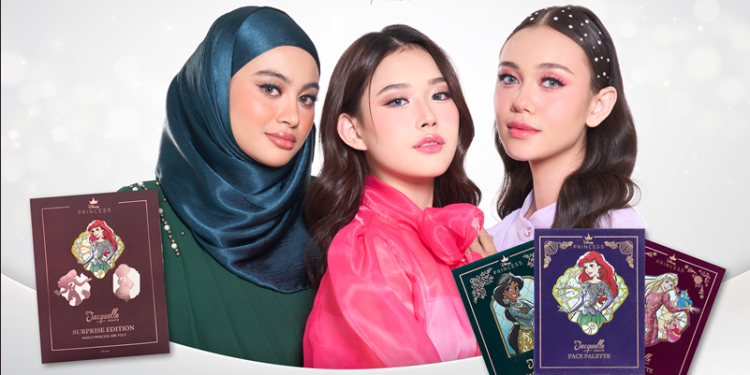 Jacquelle Kolaborasi Seru dengan Disney: Jacquelle Face Palette Disney Golden Princess Untold New World
