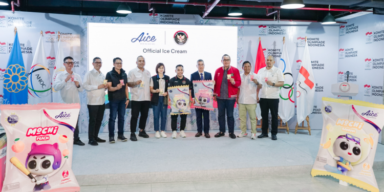 Aice Resmi Menjadi Es Krim Ofisial Tim Indonesia di Olimpiade Paris 2024