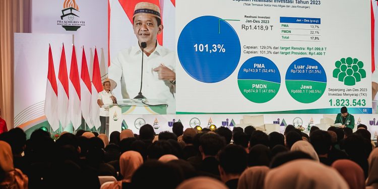 Di Hadapan BEM PTNU se-Nusantara, Bahlil Lahadalia Dorong Mahasiswa Jadi Pengusaha