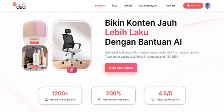 AskDea, AI untuk Membantu Tingkatkan Penjualan UKM Indonesia