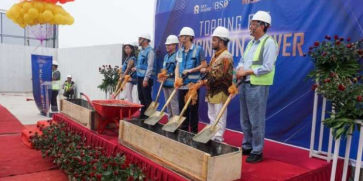 Apartemen Sky House BSD+ Jadi Incaran Investor, Gelar Topping Off Tower Kensington