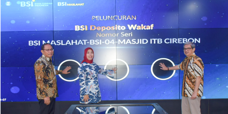 BSI Maslahat, BSI & ITB Luncurkan BSI Deposito Wakaf Pembangunan Masjid ITB Cirebon