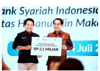 BSI Gelar CEO Mengajar di Makassar dan Berikan Beasiswa Rp5,5 Miliar