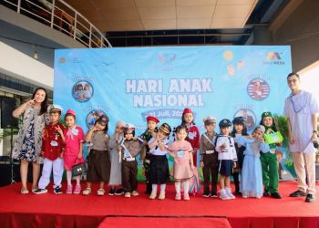 100 Anak Lebih Ikuti Perayaan Hari Anak Nasional di Merlynn Park Hotel Jakarta