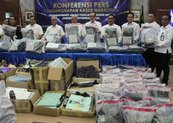 BNN-Bea dan Cukai Berhasil Gagalkan Upaya Penyelundupan 113,65 Kg Ganja asal Thailand