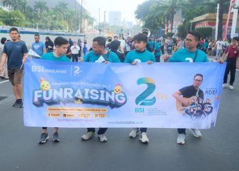 Milad ke-2 BSI Maslahat Adakan Fun Walk di CFD Jakarta