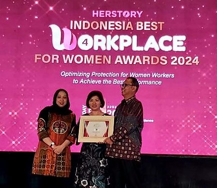 Pamapersada Nusantara Raih Penghargaan Indonesia Best Workplace for Women Awards 2024