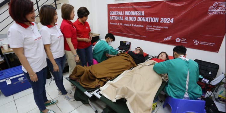 Generali Indonesia Gelar Donor Darah Serempak di 16 Titik di Seluruh Indonesia