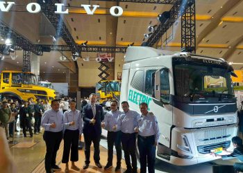 Peluncuran Volvo FM Electric di Indonesia Mining Expo 2024