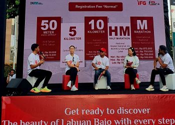 IFG Gelar Ajang Lari Marathon Paling Menantang di Labuan Bajo