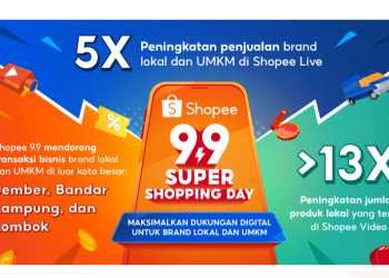 Penjualan Brand Lokal Melonjak 5X Lipat pada Shopee 9.9 Super Shopping Day