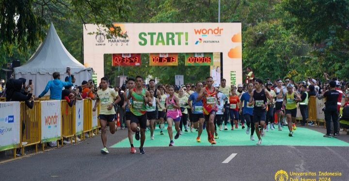 BNI-UI Half Marathon 2024 Diikuti 10.000 Pelari