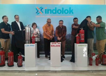 Indolok Bakti Utama Luncurkan Produk APAR Gunnebo Lith-PRO, GRENOZ, dan Fire Tape