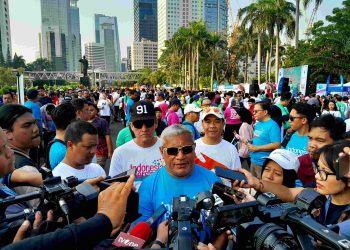 BNN Gelar Kampanye Indonesia Bersinar (Bersih Dari Narkoba) di Area CFD
