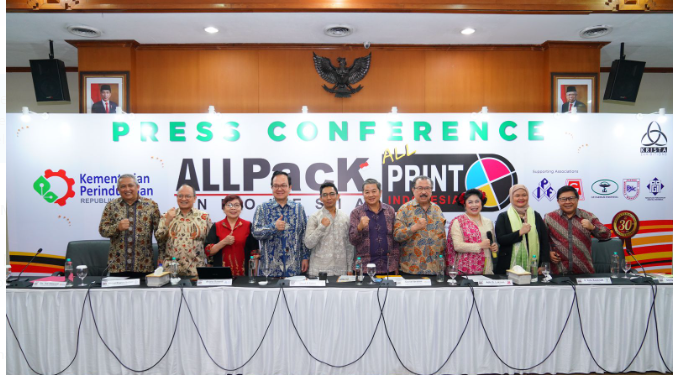 Hadiri Pameran ALLPack Indonesia dan ALLPrint Indonesia 2024 tanggal 9 – 12 Oktober di JIExpo