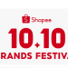 Shopee 10.10 Brands Festival Catat Peningkatan Transaksi 7 X Lipat di Shopee Mall 