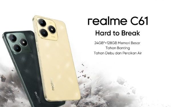 realme C61 Hadir dengan Durabilitas Tinggi dan Kapasitas RAM 24GB