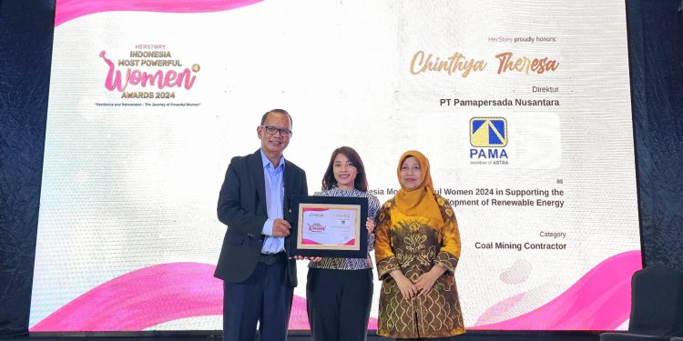 Direktur PAMA Dianugerahi Penghargaan  Indonesia Most Powerful Women 2024