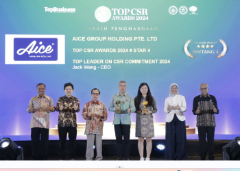 Komitmen Pemberdayaan Berkelanjutan, Aice Raih TOP CSR Awards 2024 Empat Tahun Berturut-turut   