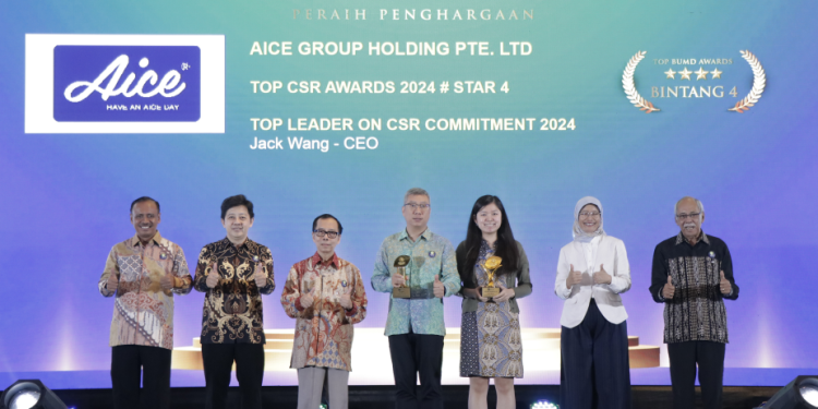 Komitmen Pemberdayaan Berkelanjutan, Aice Raih TOP CSR Awards 2024 Empat Tahun Berturut-turut