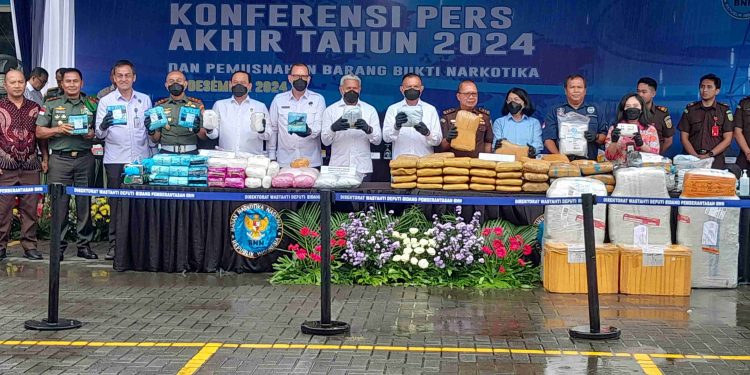 Refleksi Akhir Tahun 2024, BNN RI Ungkap 618 Kasus Narkotika di Indonesia