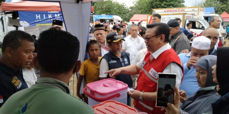 Ketum PMI Agung Laksono Kirim Bantuan Untuk Korban Musibah Kebakaran Kemayoran