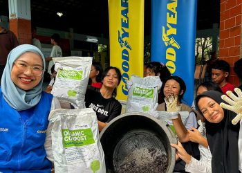 Goodyear Indonesia Gelar Giat Program Kompos Daun Bersama SOS Children’s Village