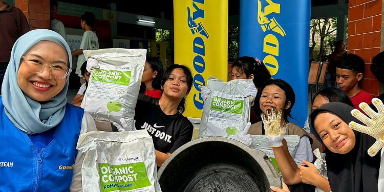 Goodyear Indonesia Gelar Giat Program Kompos Daun Bersama SOS Children’s Village