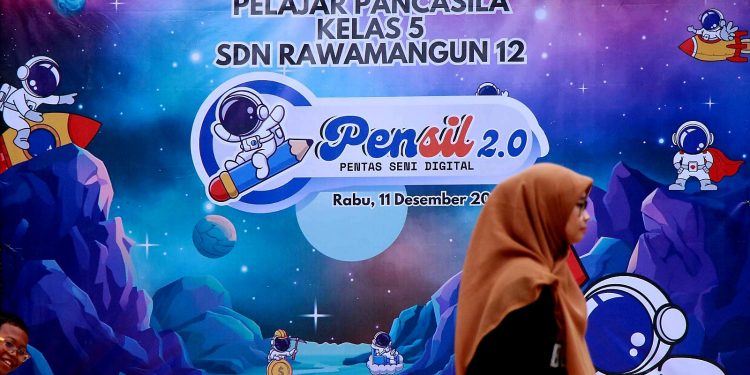 Asah Ide Kreatif Siswa, SD 12 Rawamangun Gelar Pentas Seni Digital