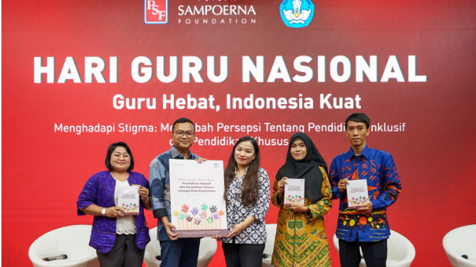 Putera Sampoerna Foundation Rayakan Hari Guru Nasional dengan Komitmen Membangun Pendidikan Inklusif