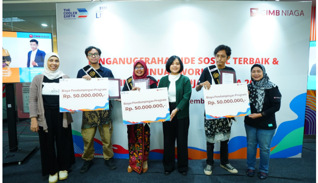 CIMB Niaga Umumkan Tiga Ide Sosial Inovatif Terbaik Program Community Link #JadiNyata 2024