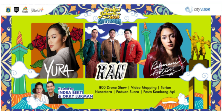Kirana Jakarta by City Vision Kembali Terangi Langit Jakarta di Perayaan Tahun Baru 2025