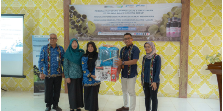 Pelindo Solusi Logistik Dukung Kelestarian dan Pengolahan Tanaman Langka Kalimantan Barat