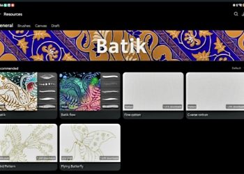 HUAWEI Luncurkan Fitur Pola Batik pada Aplikasi Melukis GoPaint dalam Tablet HUAWEI