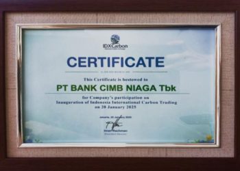 CIMB Niaga Dukung Peresmian Perdagangan Internasional Perdana Unit Karbon Indonesia