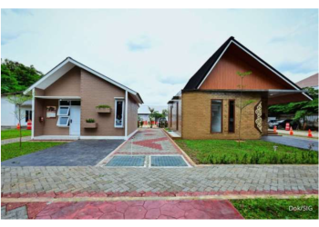 Rumah Contoh Bata InterlockPresisi SIG, Pengembang Optimis Program 3Juta Rumah