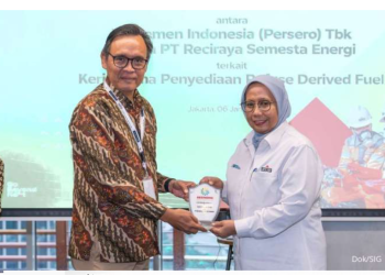 PT Semen Indonesia (Persero) Tbk Kerjasama dengan Resinergi Tingkatkan Penggunaan Bahan Bakar Alternatif