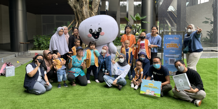WeCare.id Bersama INFIA Corp dan Hai Dudu Berbagi Kebahagiaan dengan Anak-anak Pejuang Kanker
