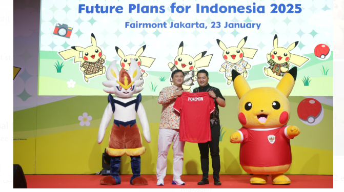 The Pokémon Company Umumkan Proyek dan Kemitraan Berskala Besar di Indonesia 2025