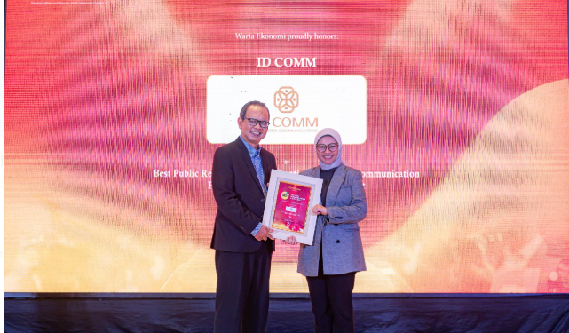 Inovasi Platform Digital Antar ID COMM Raih Indonesia Public Relations Awards 2025